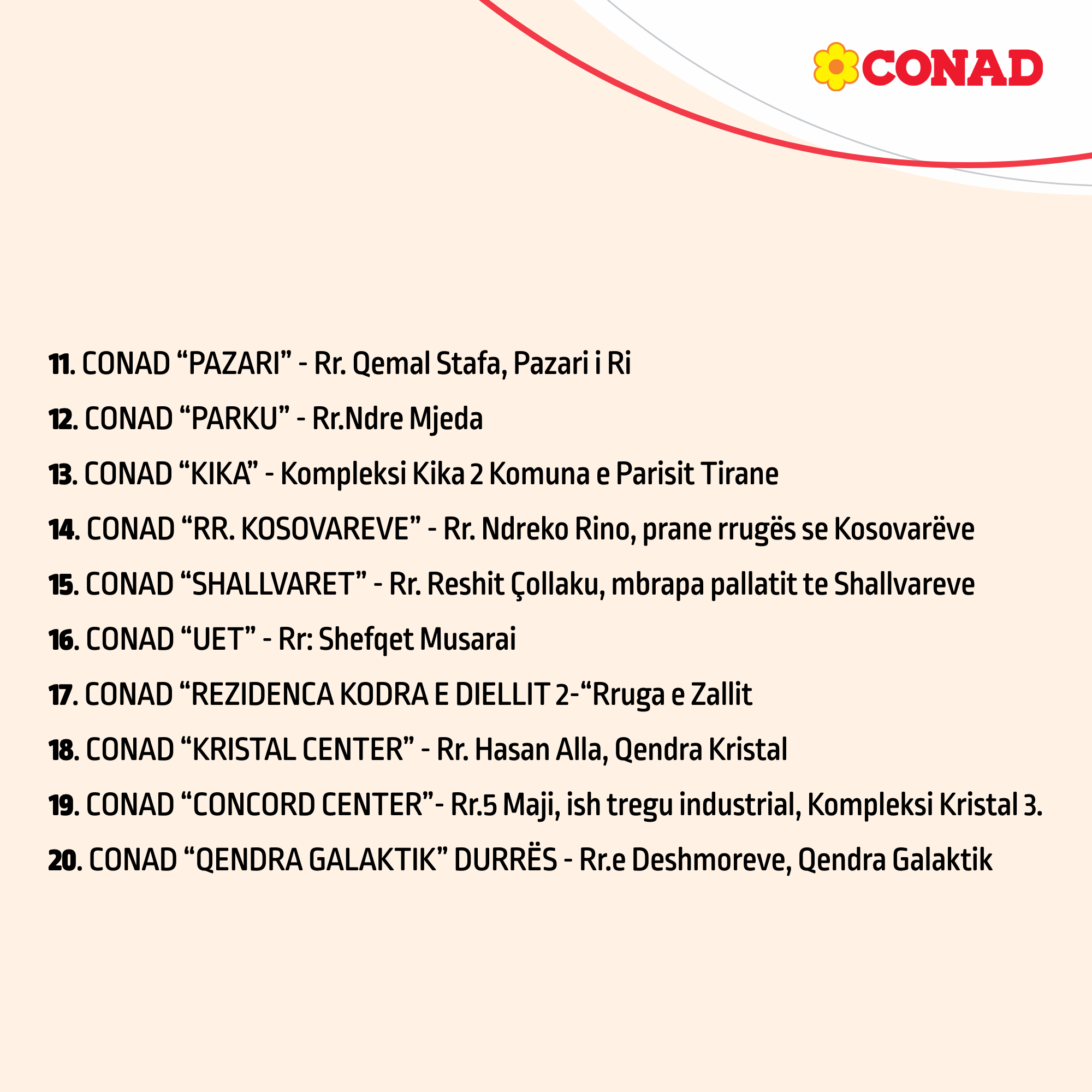 Informacion conad