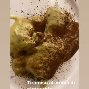 Tiramisu al crema di pistacchio