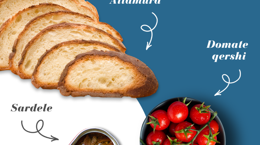 Brusketa me bukë Altamura