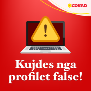 Njoftim për aktivitet mashtrues në rrjete sociale dhe komunikime elektronike me anë të markës Conad