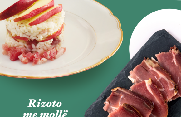 RECETA RIZOTO ME MOLLË DHE SPECK