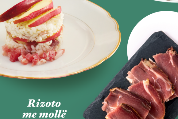 RECETA RIZOTO ME MOLLË DHE SPECK